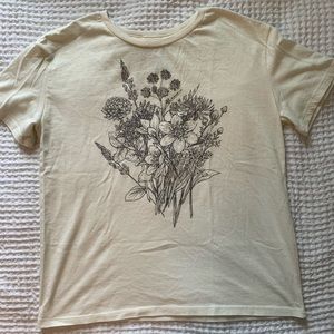 White floral t-shirt